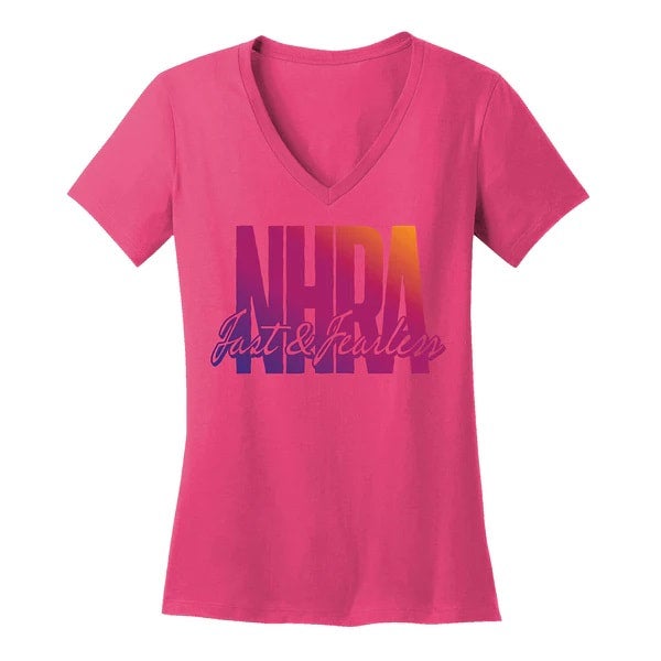 Ladies Shirt Fast and Fearless - Pink
